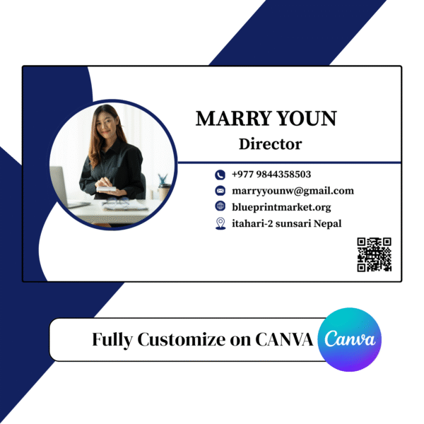 Stack of printed personal business cards on a wooden desk.