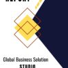 Ebook cover design template with bold title at the top, clean subtitle below, and a modern background featuring abstract shapes in soft gradients.