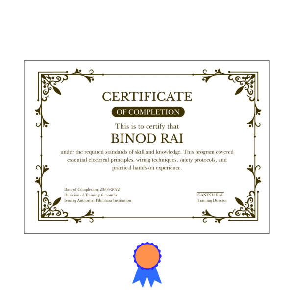 Elegant certificate of appreciation template with recipient name, reason for recognition, date, and signature space.