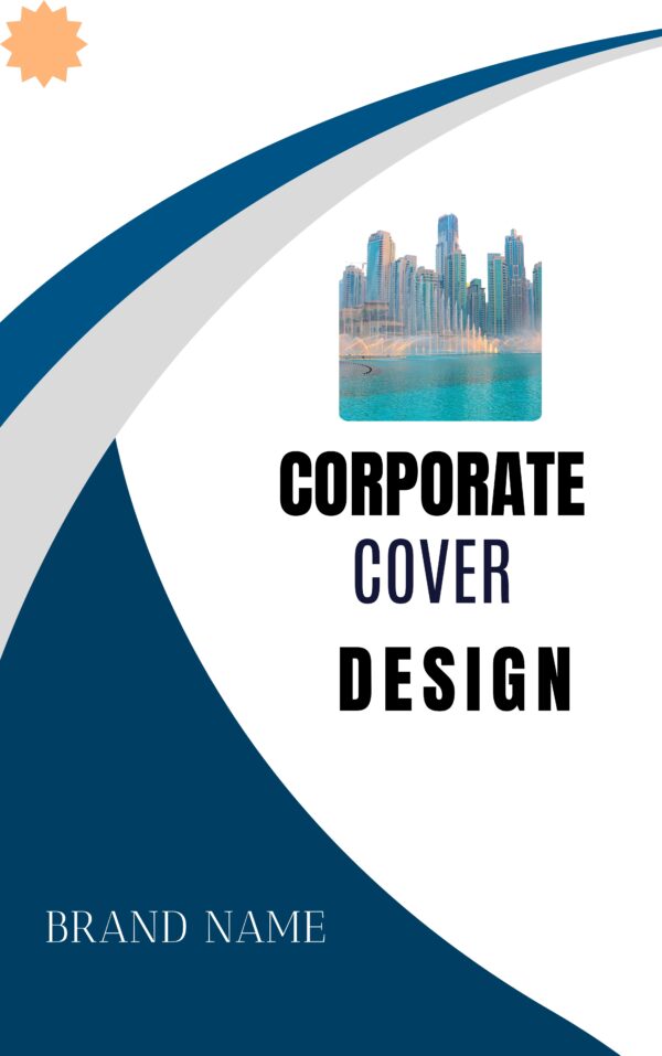 Ebook cover design template with bold title at the top, clean subtitle below, and a modern background featuring abstract shapes in soft gradients.