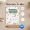 Printable Notebook Template for Canva