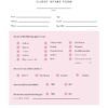 salon form