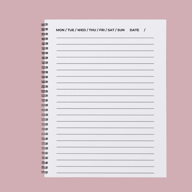 notebook template