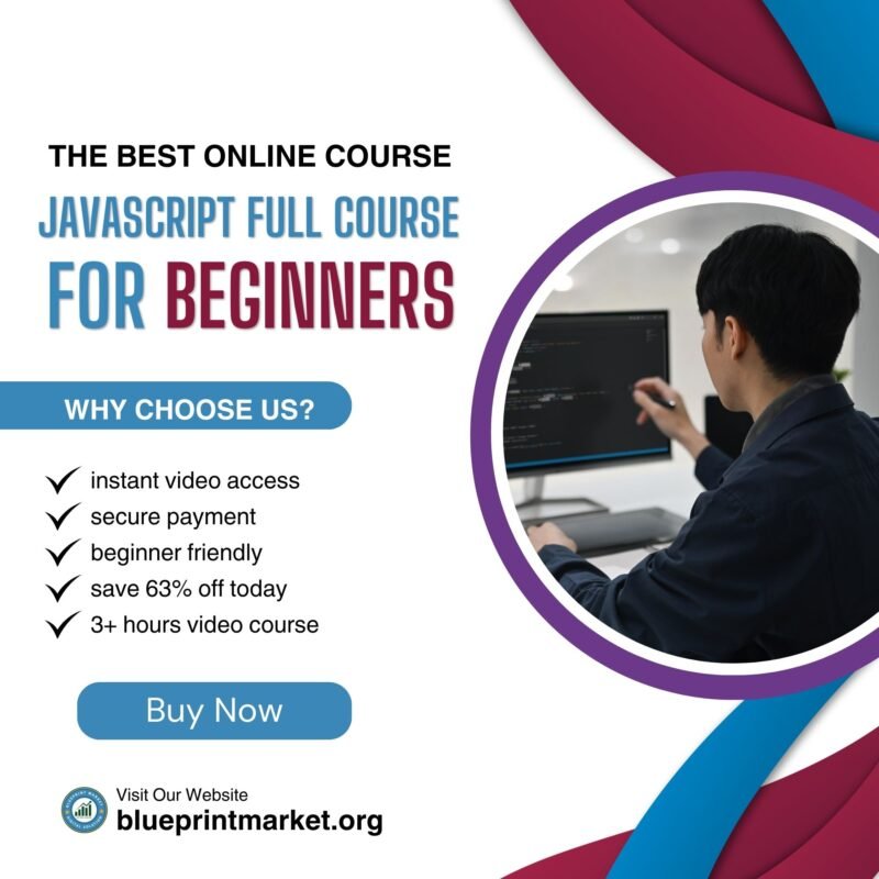 javascript full course video lesson preview