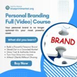 personal branding course dashboard view