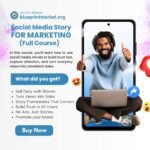 social media story for marketing course overview
