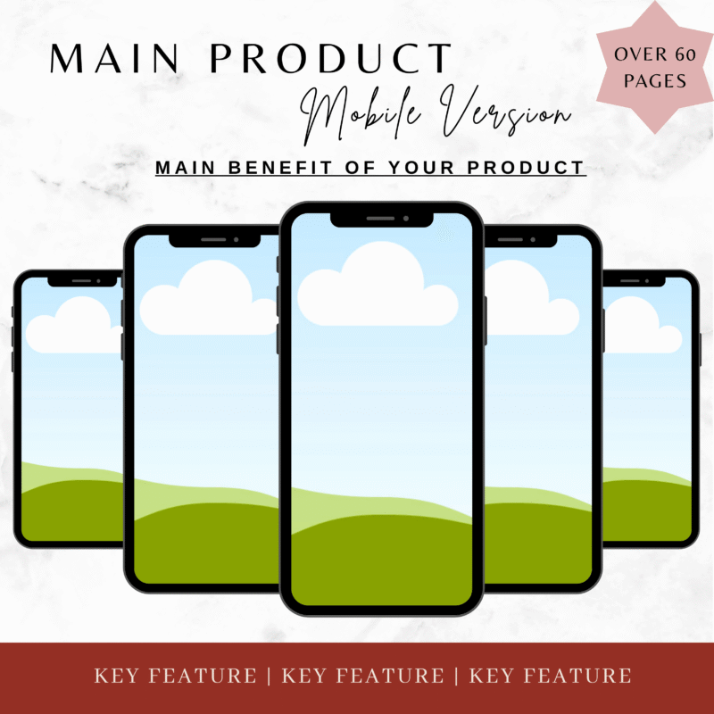 digital planner mock-up