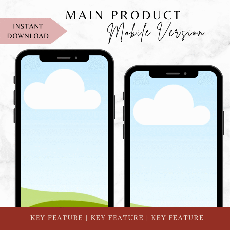 digital planner mock-up
