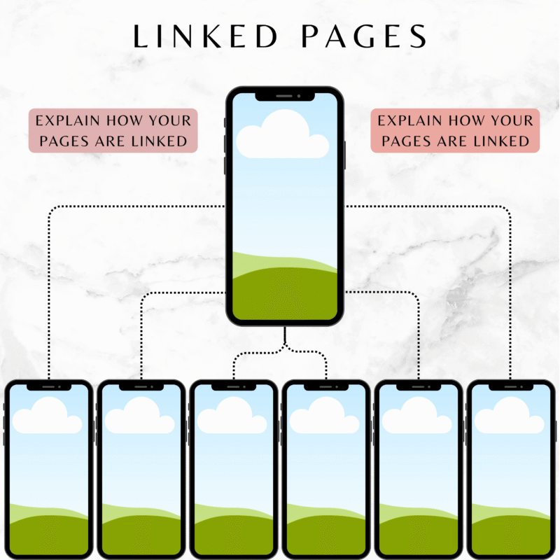 digital planner mock-up