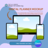 editable digital product mock-up template in canva