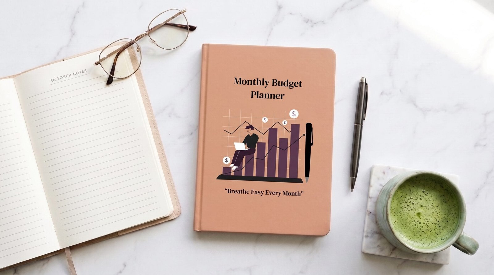 Editable monthly budget template designed for easy financial planning