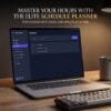 Daily Planner Web App task manager with priority tags and hourly time blocking schedule