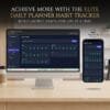 Visual 14-day habit tracker heatmap and streak counter inside Daily Planner Web App