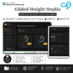 Digital Weight Loss Planner Main Dashboard with Streak Tracker