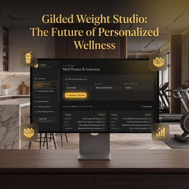 AI Diet Coach and 7-Day Meal Planner Interface