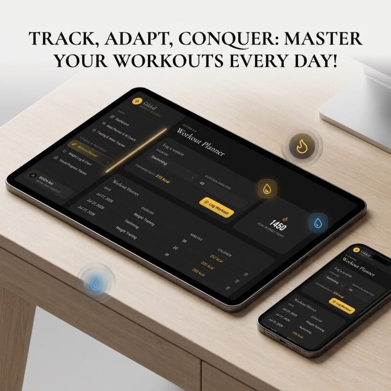 Daily Workout Planner and Exercise Calorie Burn Calculator