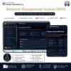 Business Management System BMS digital dashboard dark mode executive planner