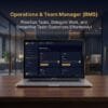 Daily time-blocking schedule and integrated Pomodoro timer in Business Management System